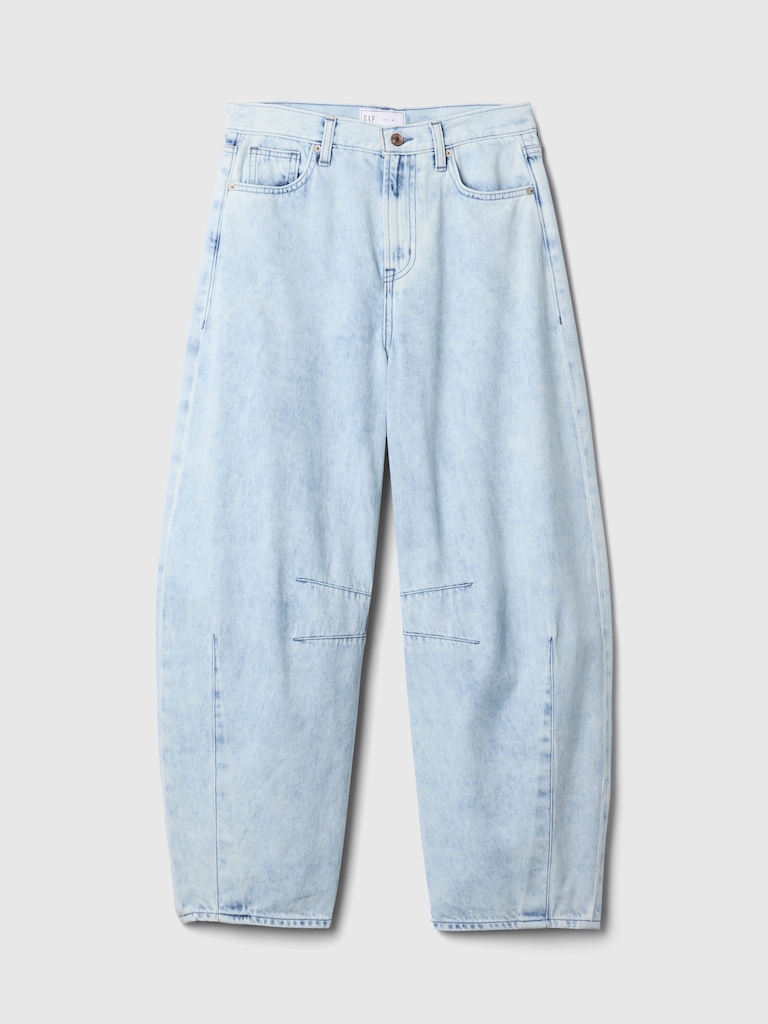 High Rise Horseshoe Jeans