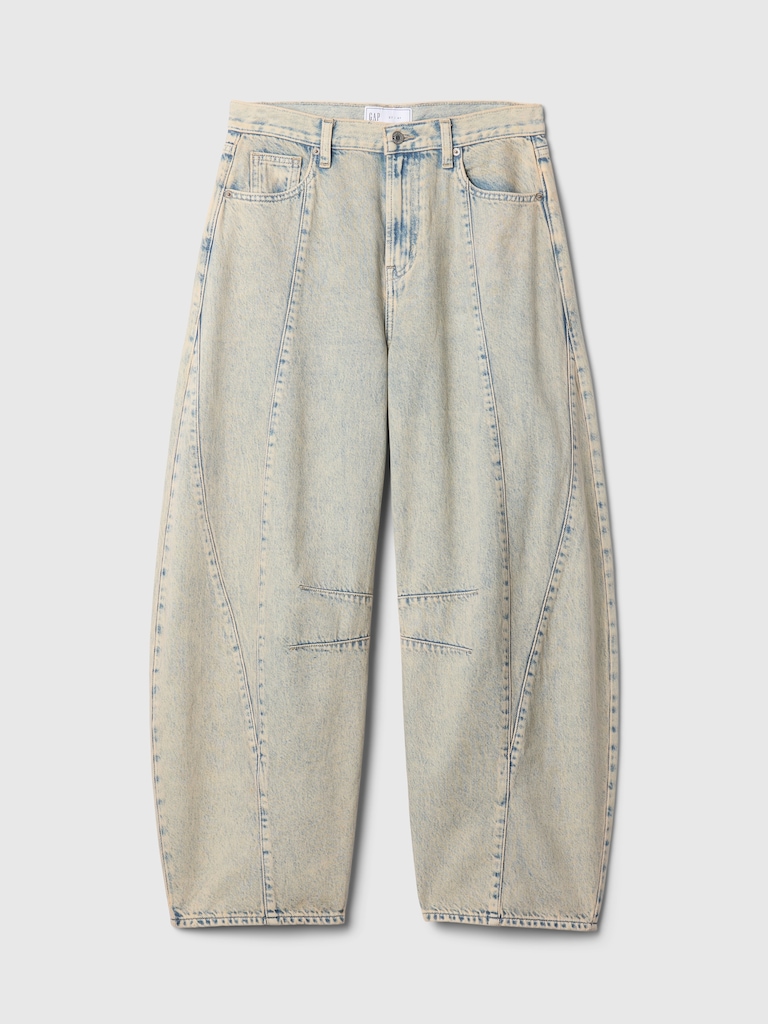 High Rise Horseshoe Jeans