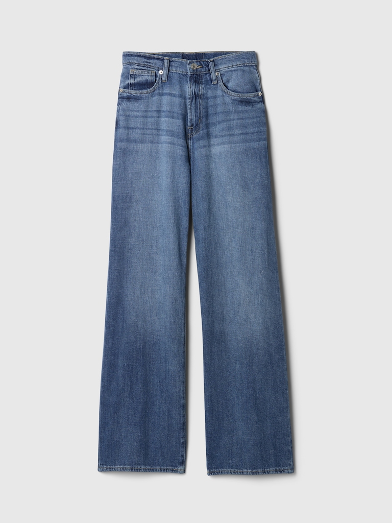 High Rise Wide-Leg Jeans