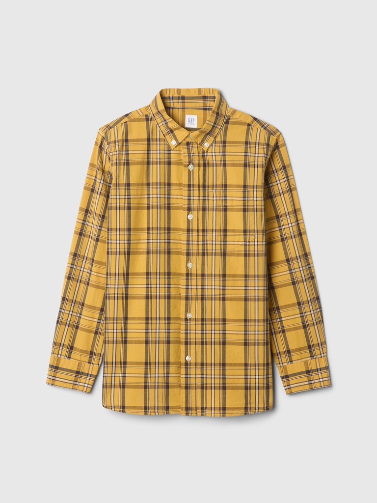 Kids Organic Cotton Poplin Shirt