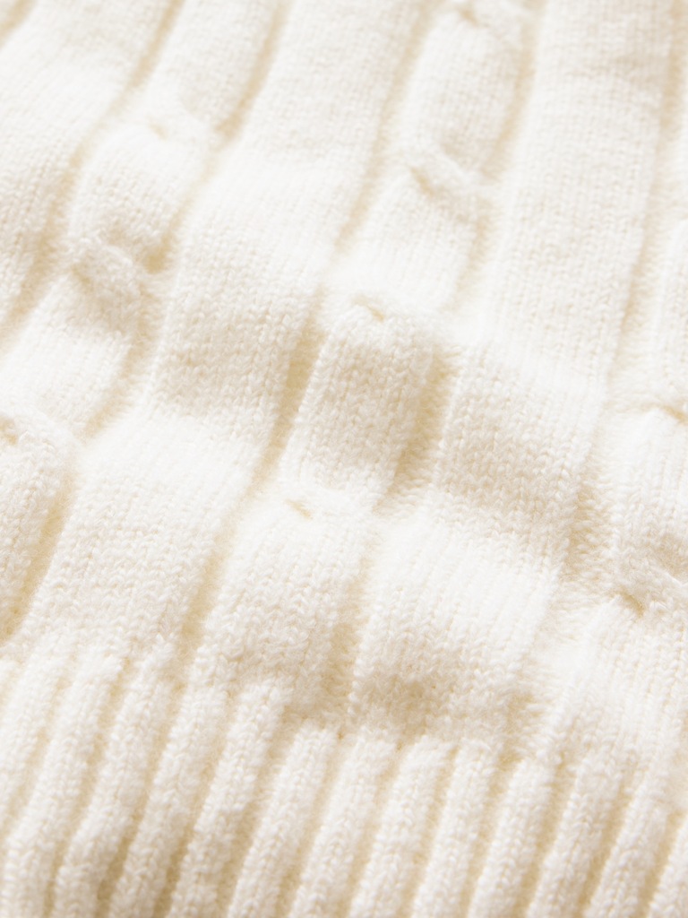 Kids CashSoft Cable-Knit Sweater Hoodie