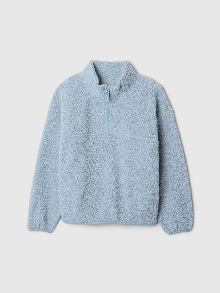 Kids Sherpa Half-Zip Pullover