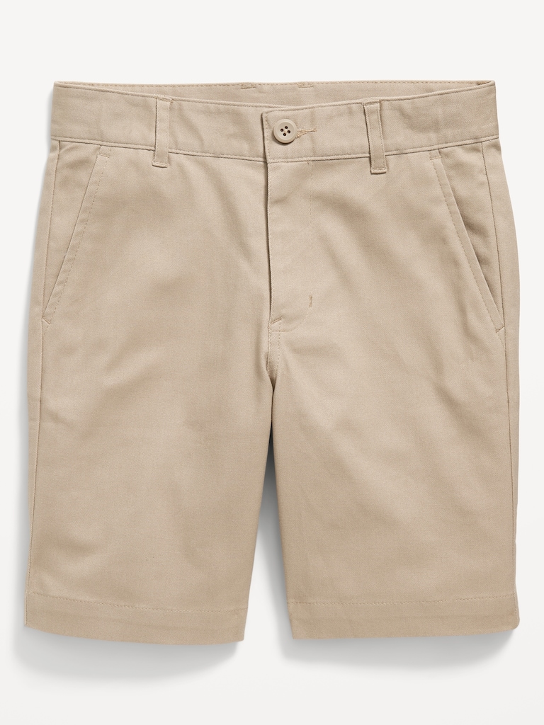 Twill School Uniform Shorts for Boys (At Knee)