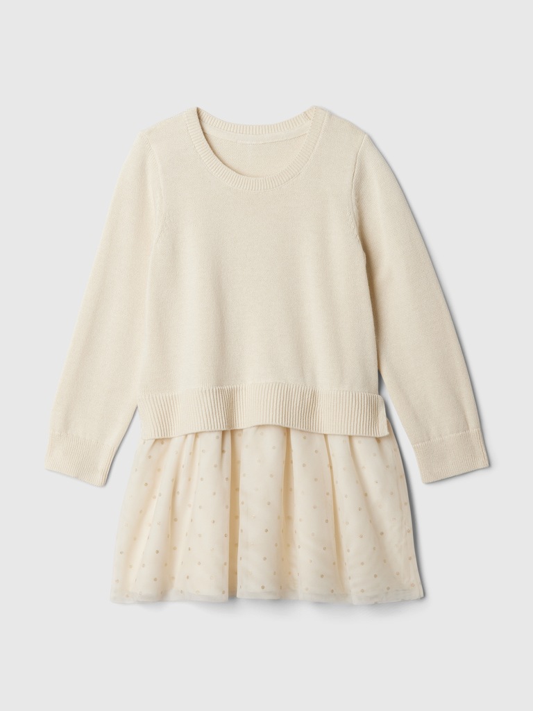 Baby & Toddler 2-in-1 Sweater Tulle Dress