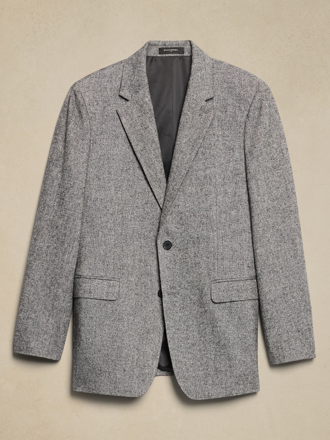 Tailored-Fit Donegal Suit Jacket