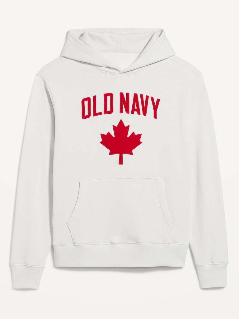 Oversized Canada Logo Pullover Hoodie