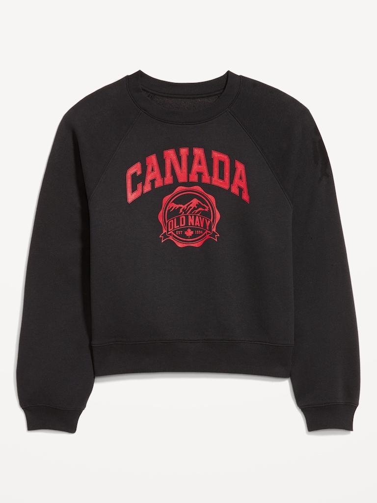 Vintage Canada Logo-Graphic Sweatshirt