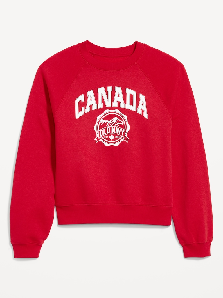 Vintage Canada Logo-Graphic Sweatshirt