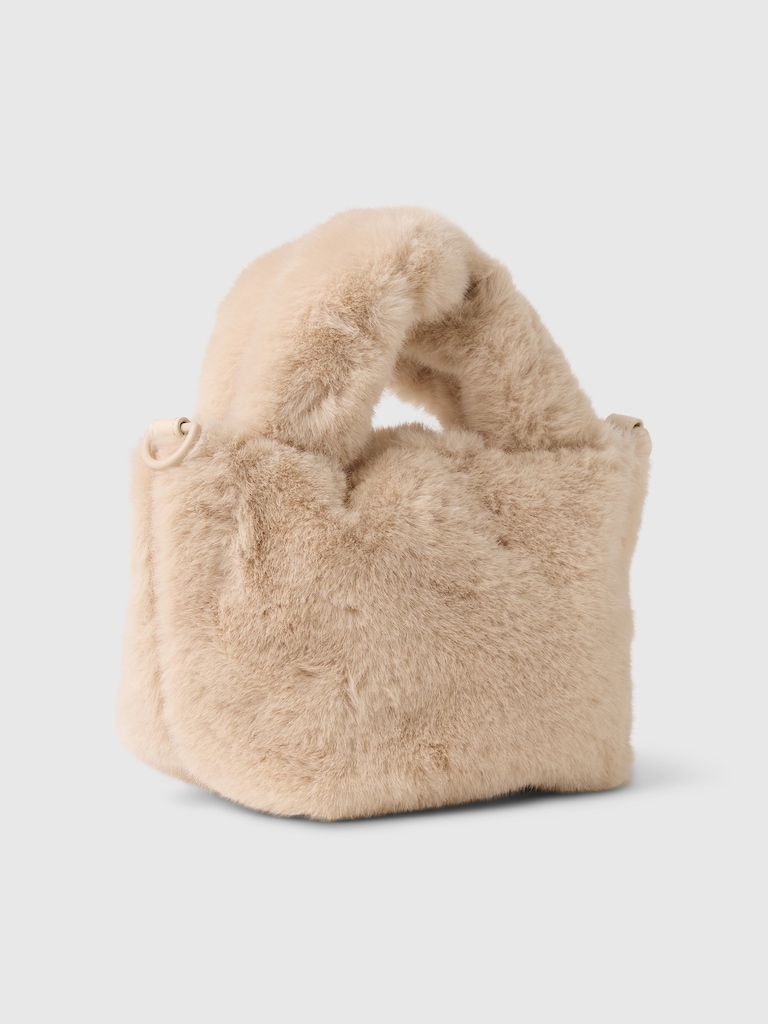 Kids Faux Fur Crossbody Bag