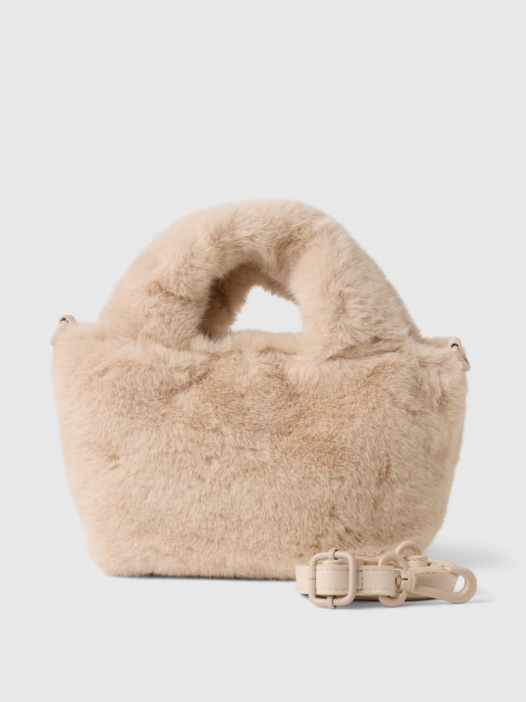 Kids Faux Fur Crossbody Bag