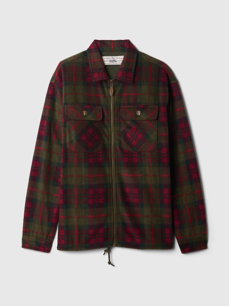 Plaid Shirt Jacket