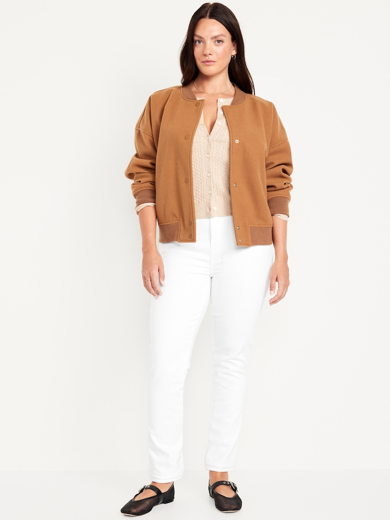 High-Waisted Vintage Slim Jeans