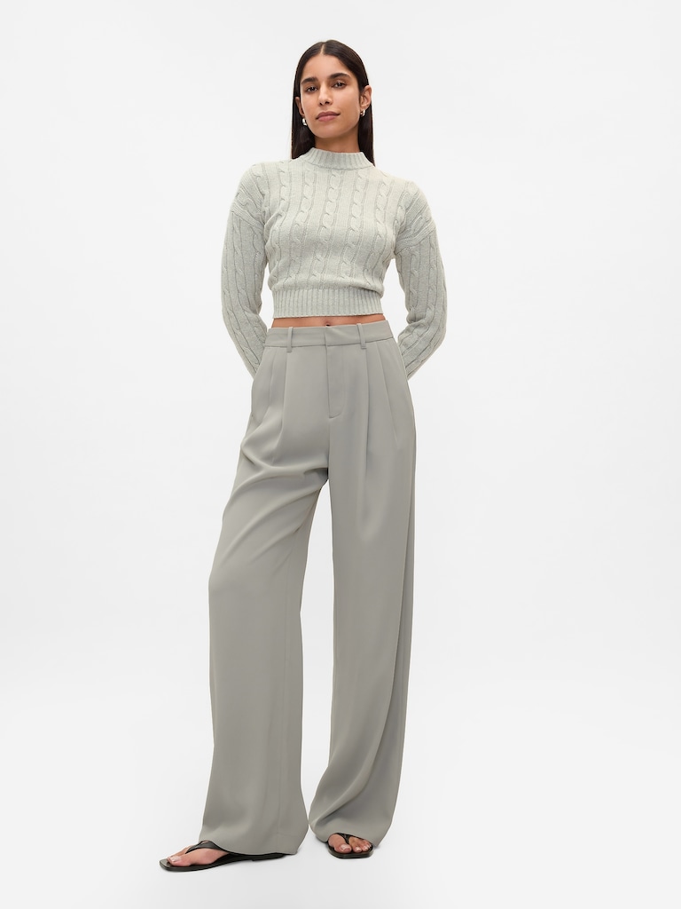 365 High Rise Pleated Trousers