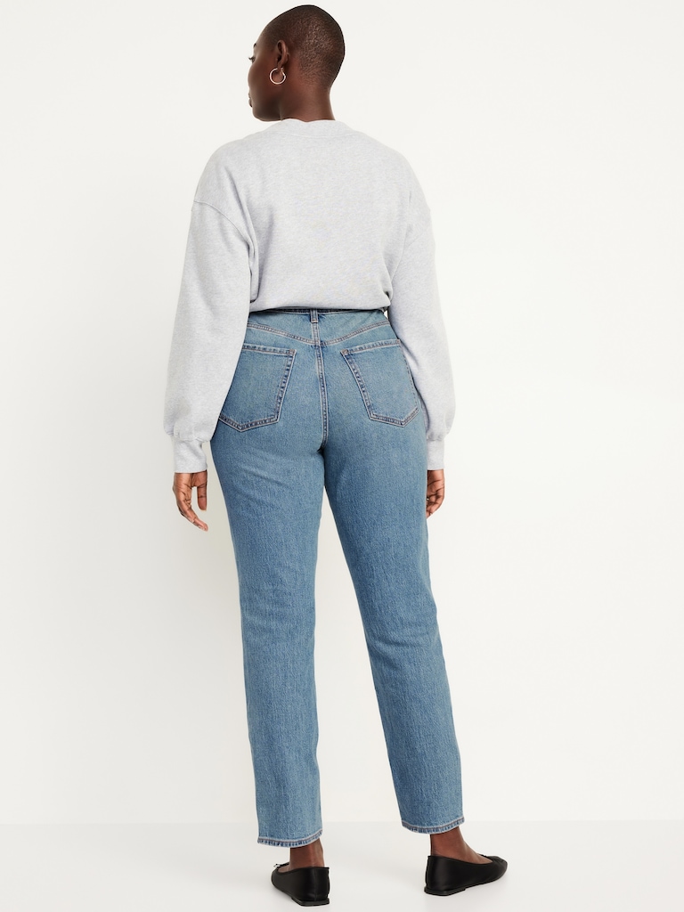 Curvy High-Waisted OG Straight Ankle Jeans