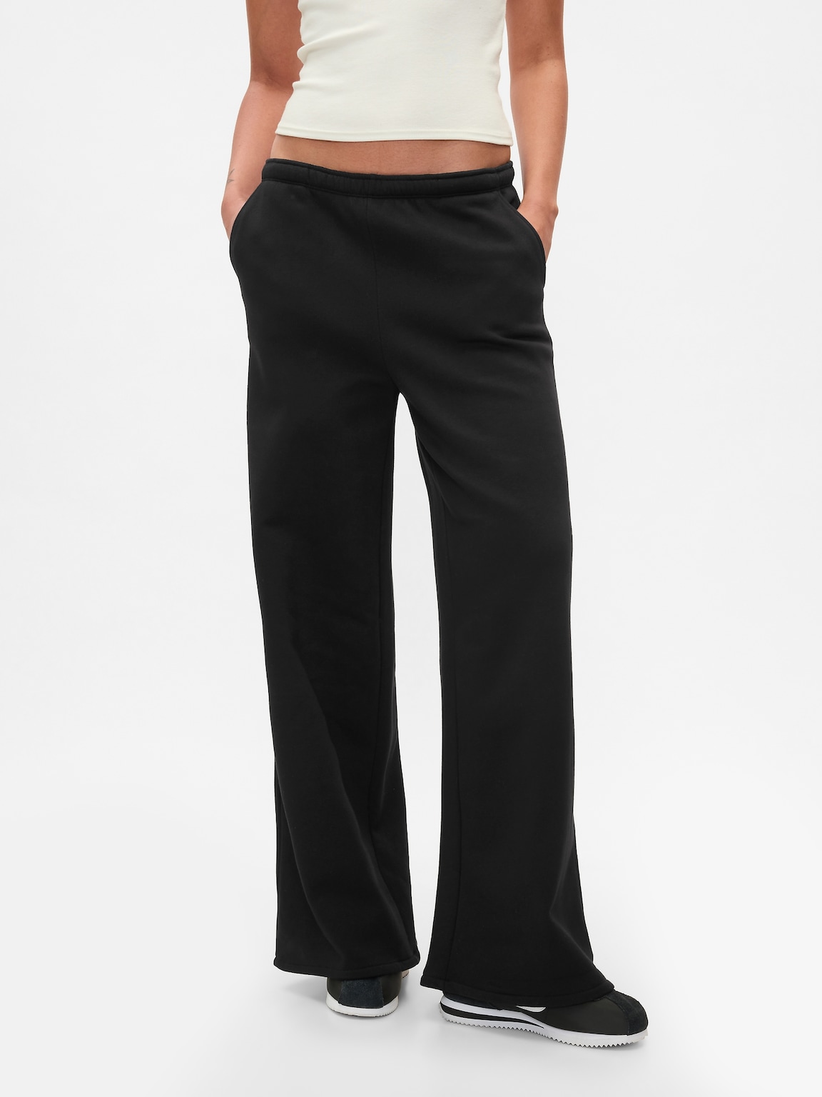 VintageSoft Baggy Wide-Leg Sweatpants