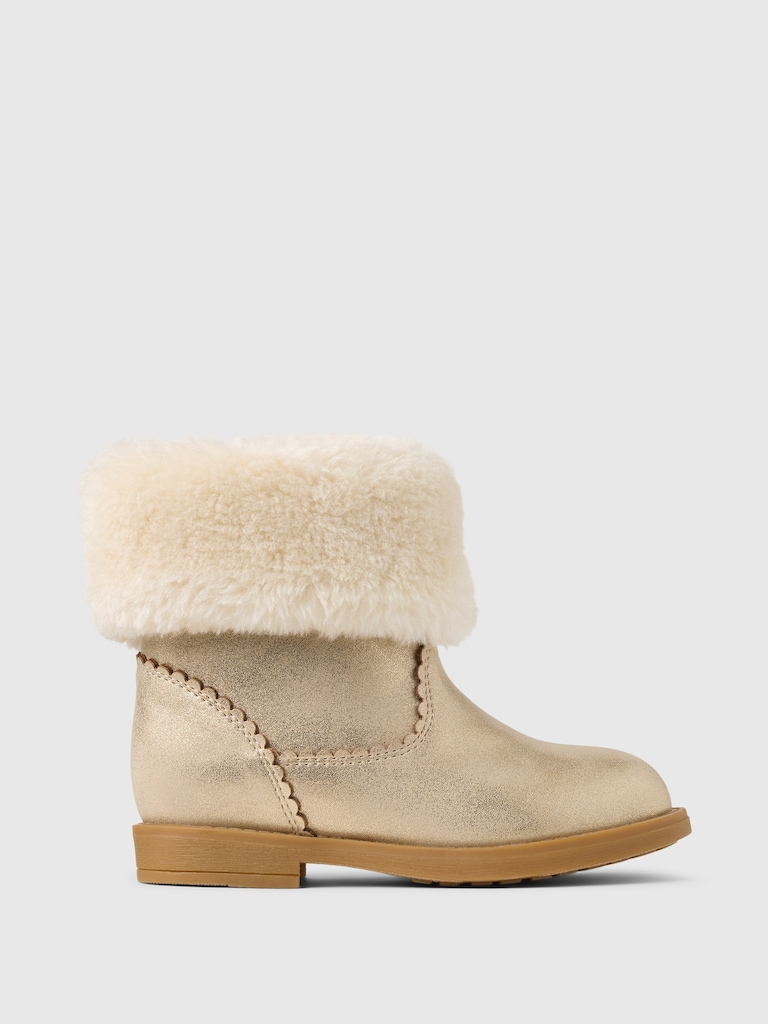 Baby & Toddler Cozy Metallic Boots