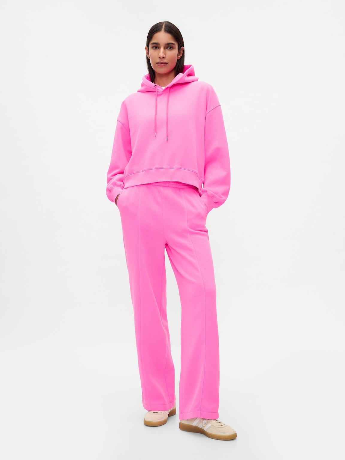 VintageSoft Seamed Straight Sweatpants