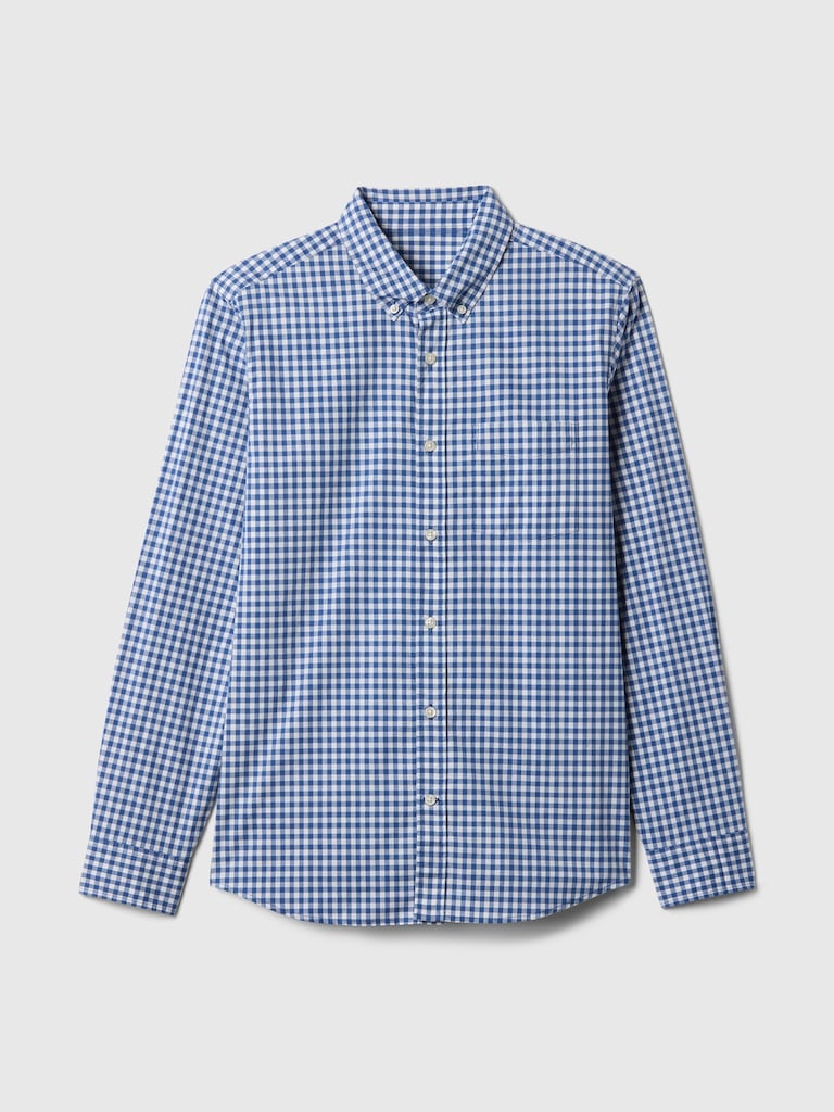 Stretch Poplin Shirt in Standard Fit