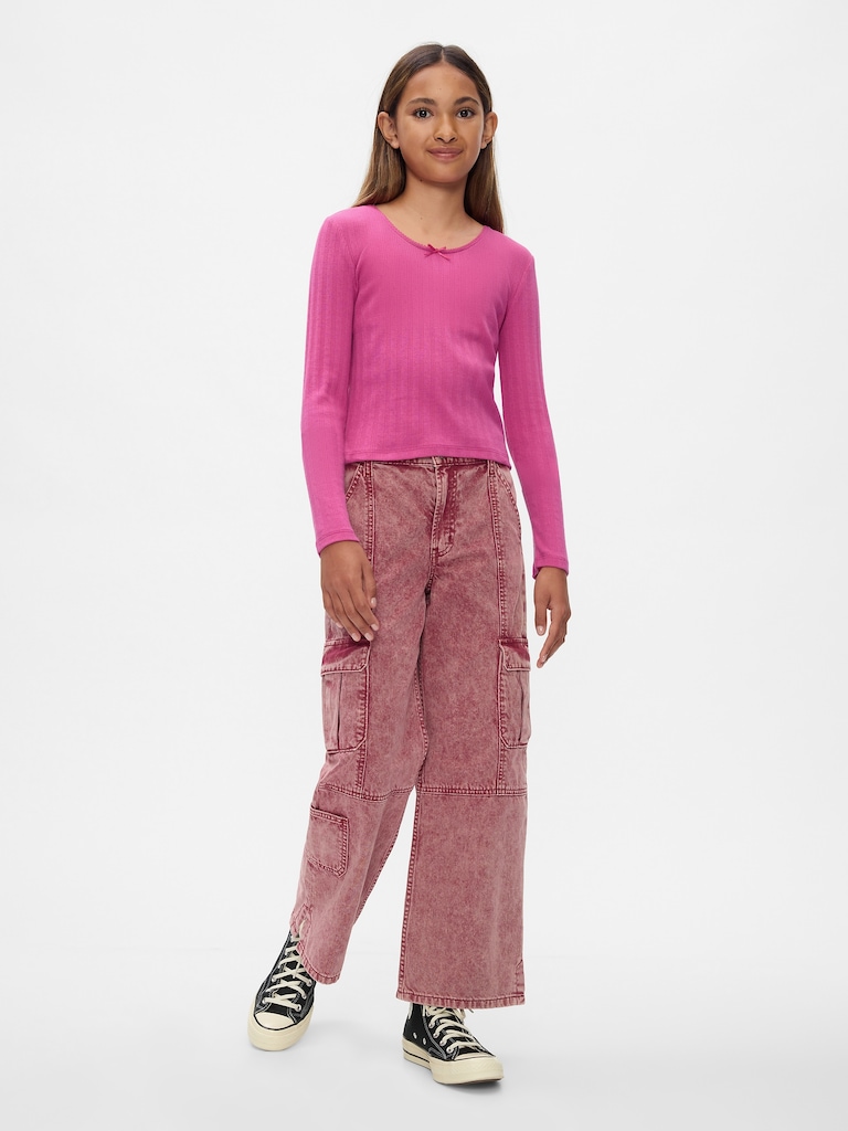 Kids Pointelle T-Shirt