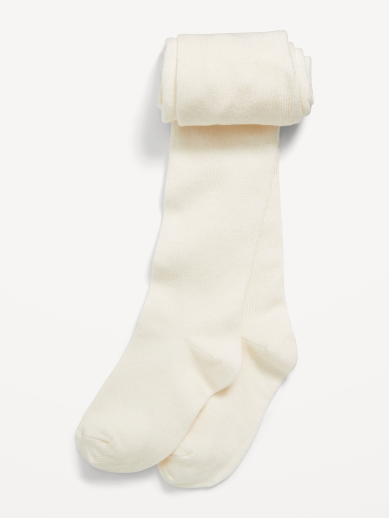 Collant en tricot doux uni pour toute-petite fille et bébé