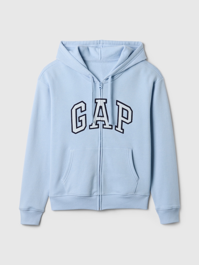 Relaxed Gap Logo Zip Hoodie