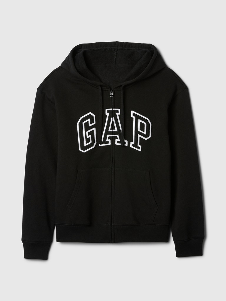 Relaxed Gap Logo Zip Hoodie