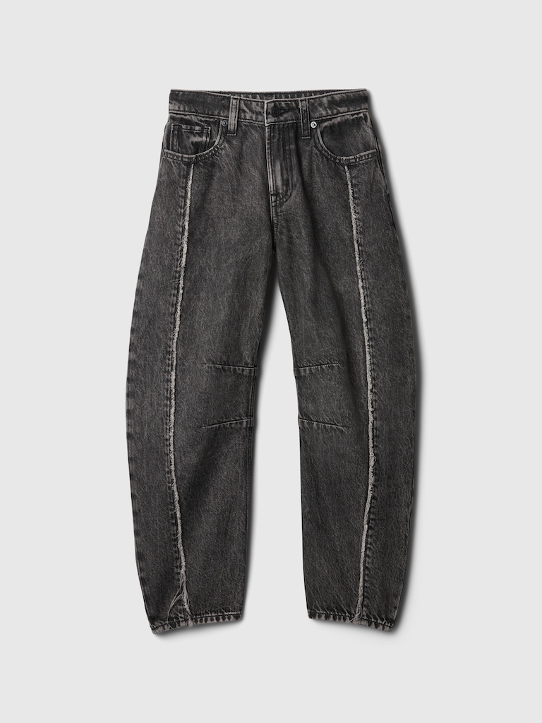 Kids Mid Rise Horseshoe Jeans