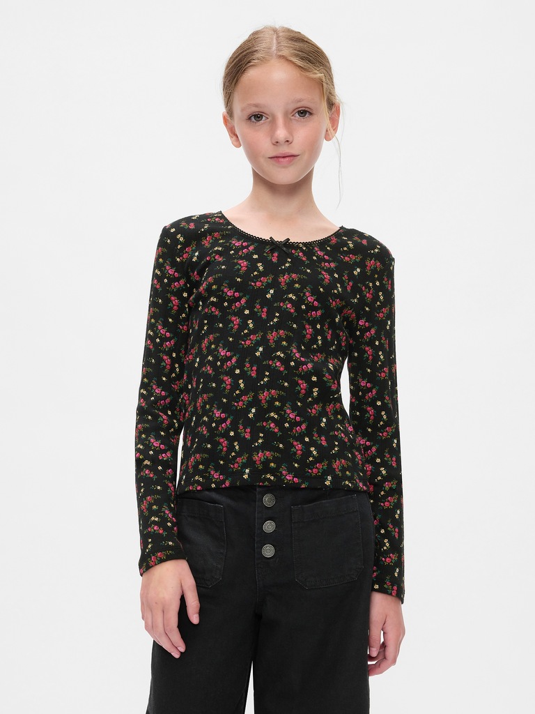 Kids Pointelle T-Shirt