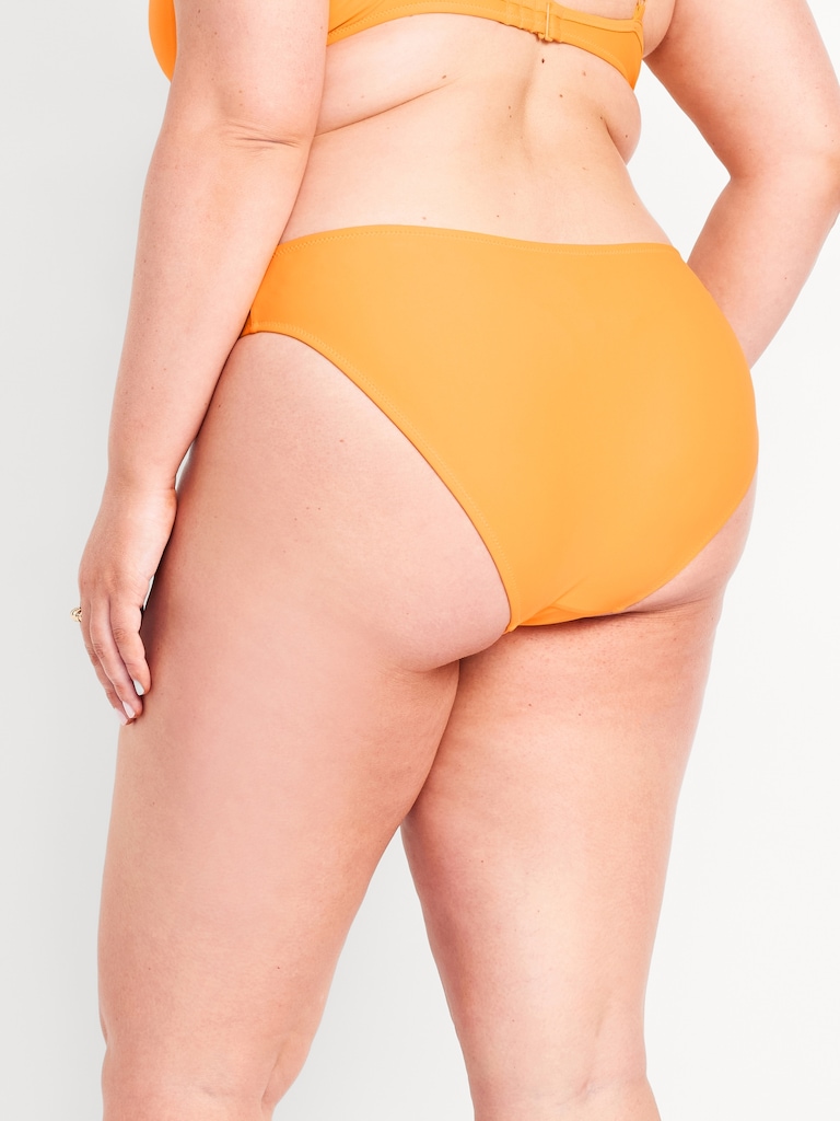 Mid-Rise Bikini Swim Bottoms