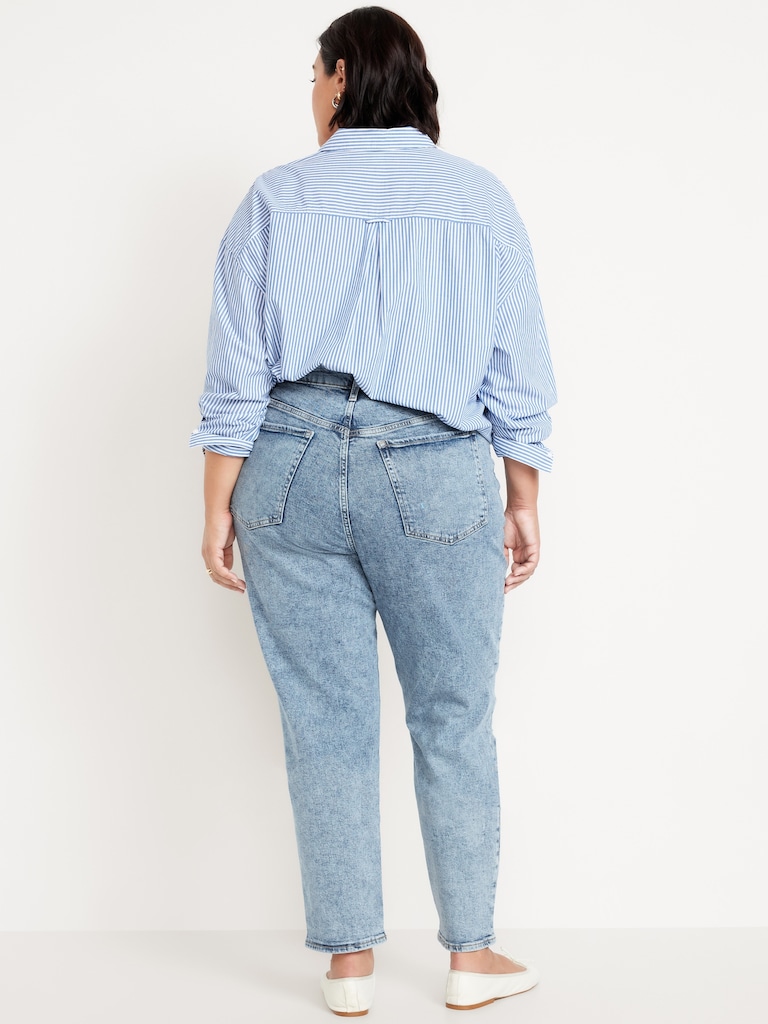 High-Waisted OG Straight Ankle Jeans