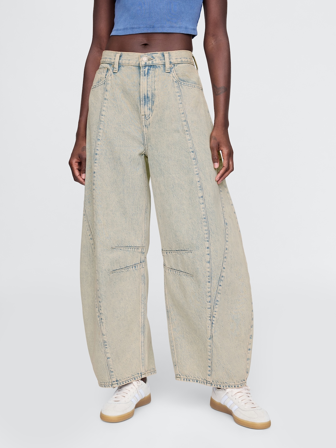 High Rise Horseshoe Jeans