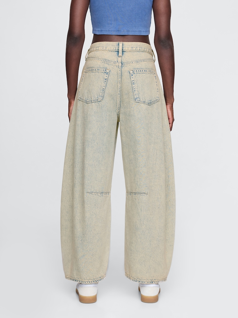 High Rise Horseshoe Jeans