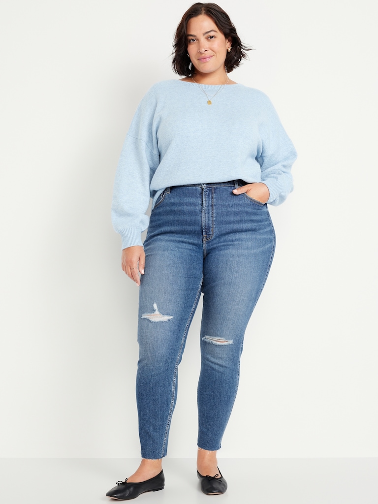 Extra High-Waisted Rockstar 360° Stretch Super-Skinny Jeans