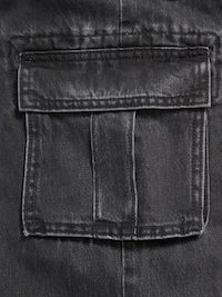 High-Waisted Super Baggy Wide-Leg Cargo Jeans for Girls
