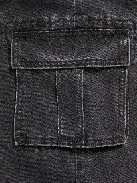 High-Waisted Super Baggy Wide-Leg Cargo Jeans for Girls