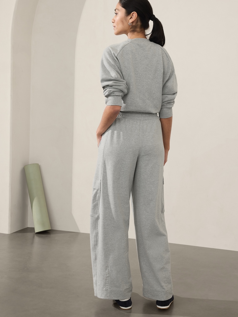Retroterry High Rise Wide Leg Cargo Pant