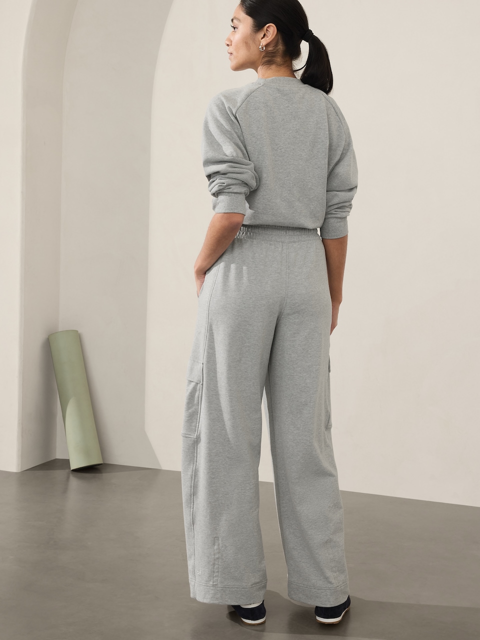 Retroterry High Rise Wide Leg Cargo Pant