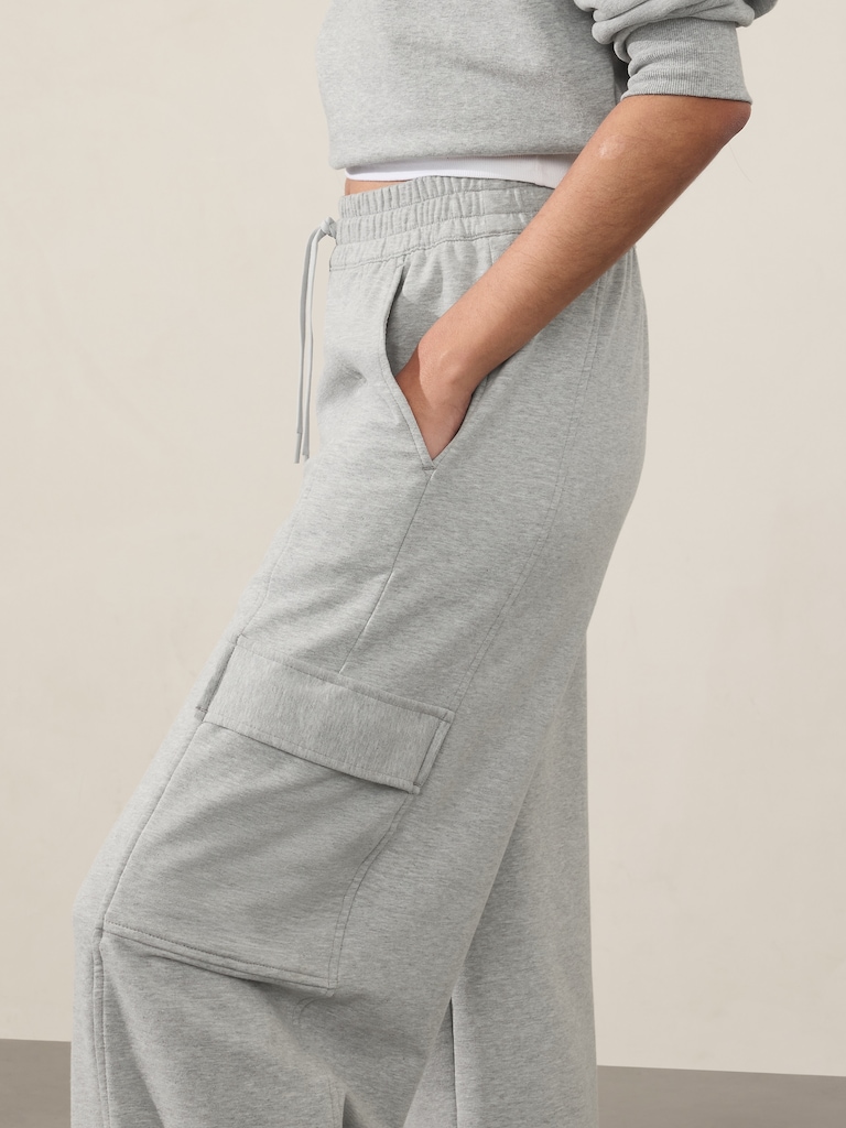 Retroterry High Rise Wide Leg Cargo Pant