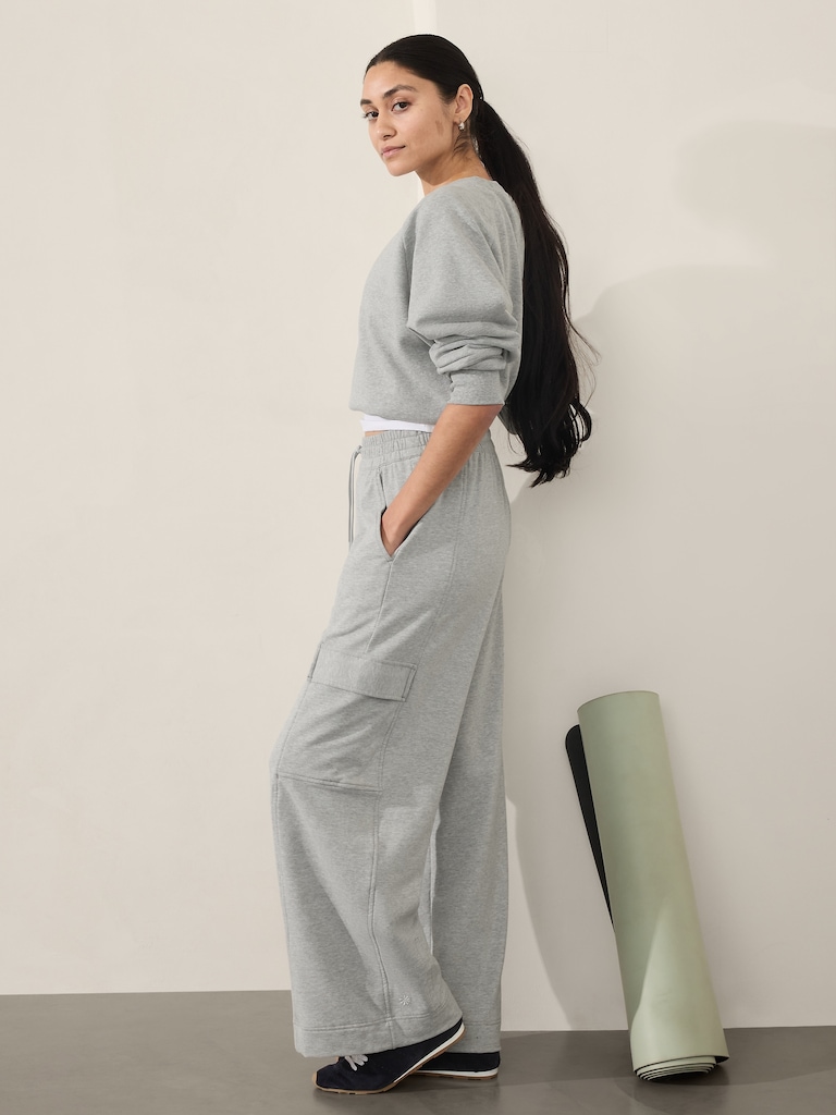 Retroterry High Rise Wide Leg Cargo Pant