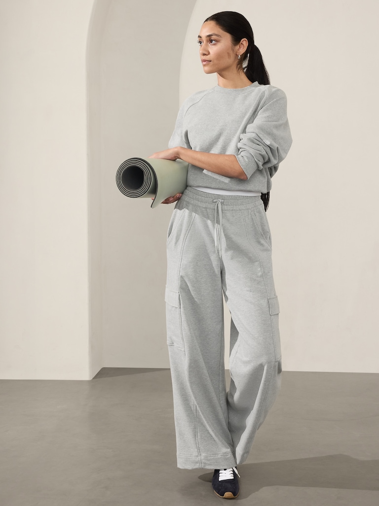Retroterry High Rise Wide Leg Cargo Pant