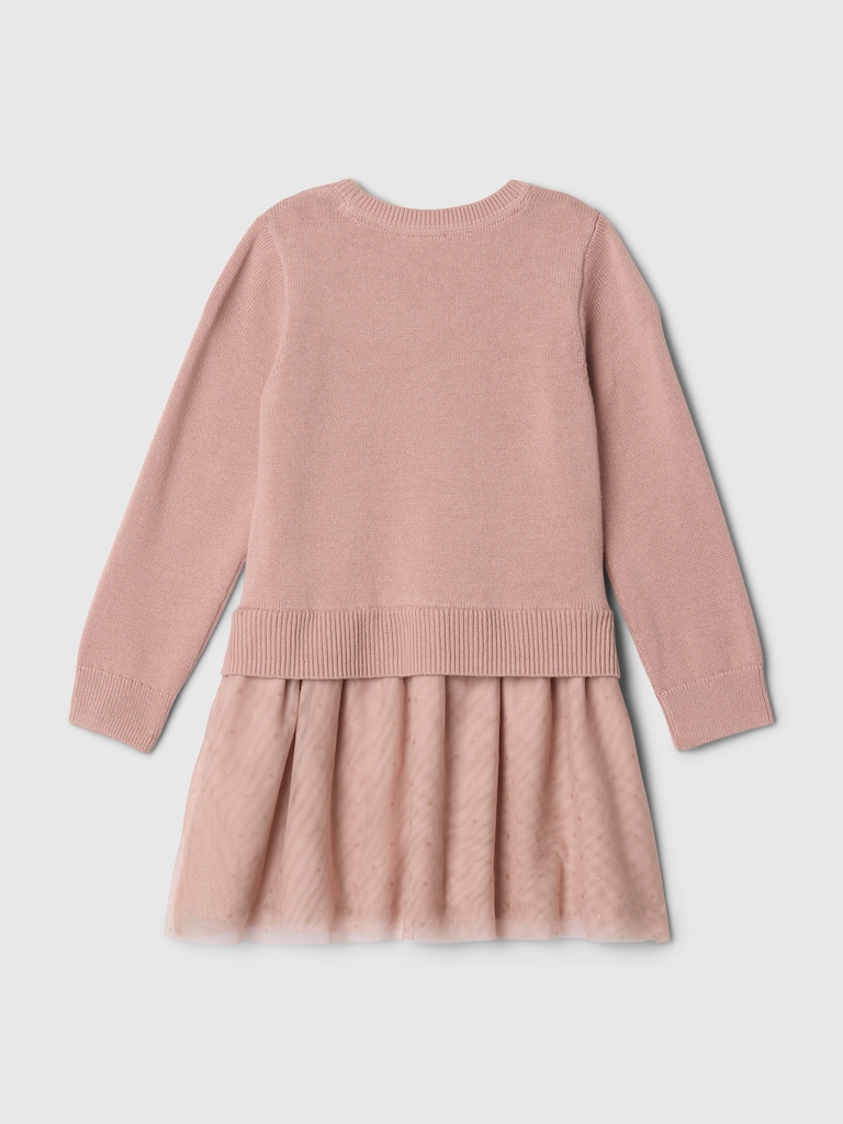Baby & Toddler 2-in-1 Sweater Tulle Dress