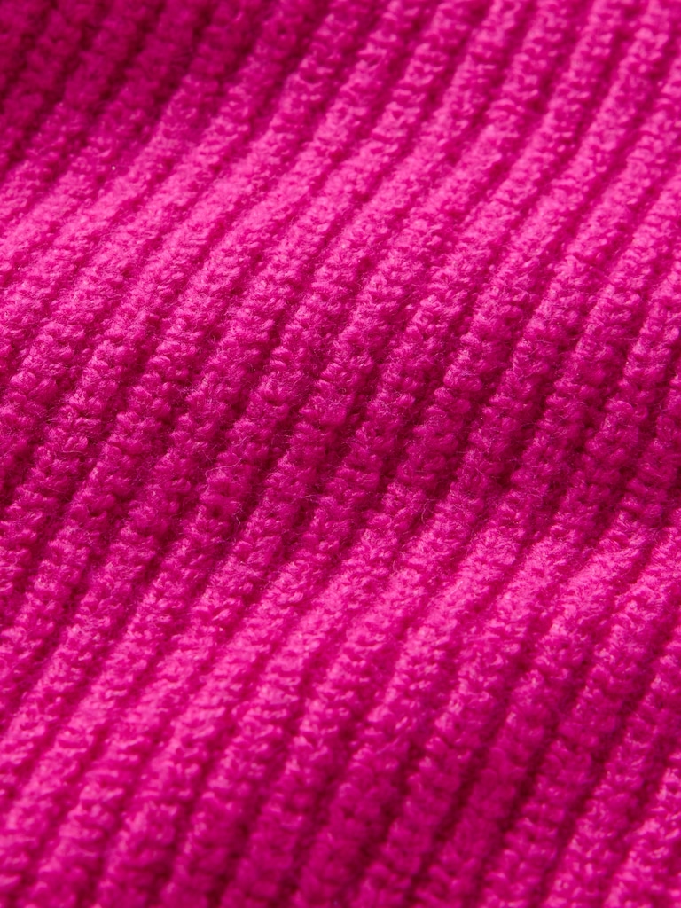 CashSoft Shaker-Stitch Crewneck Sweater