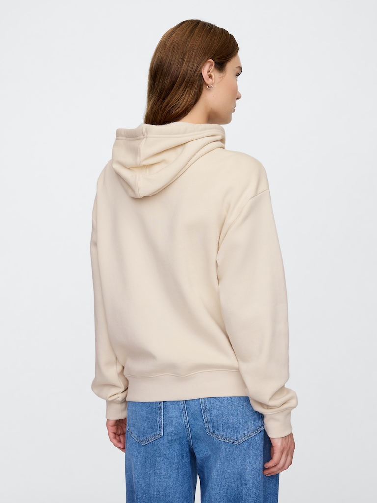 Relaxed Gap Logo Zip Hoodie