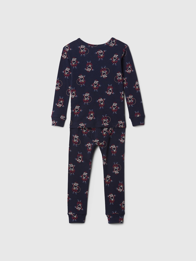 Baby & Toddler Organic Brushed Cotton Holiday PJ Set