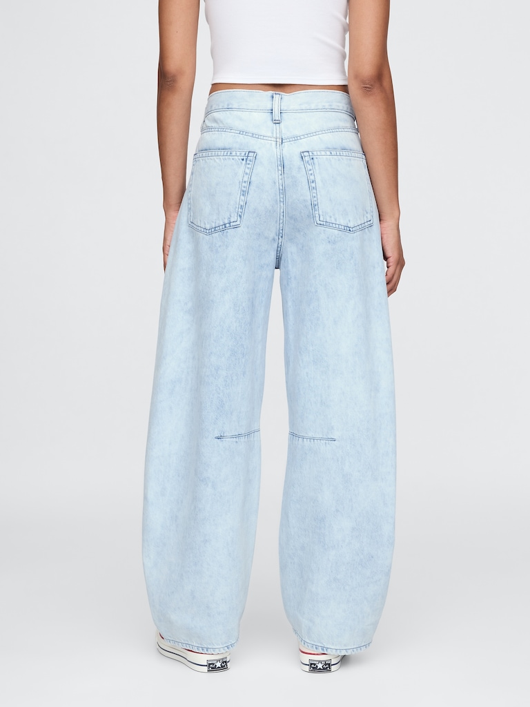 High Rise Horseshoe Jeans