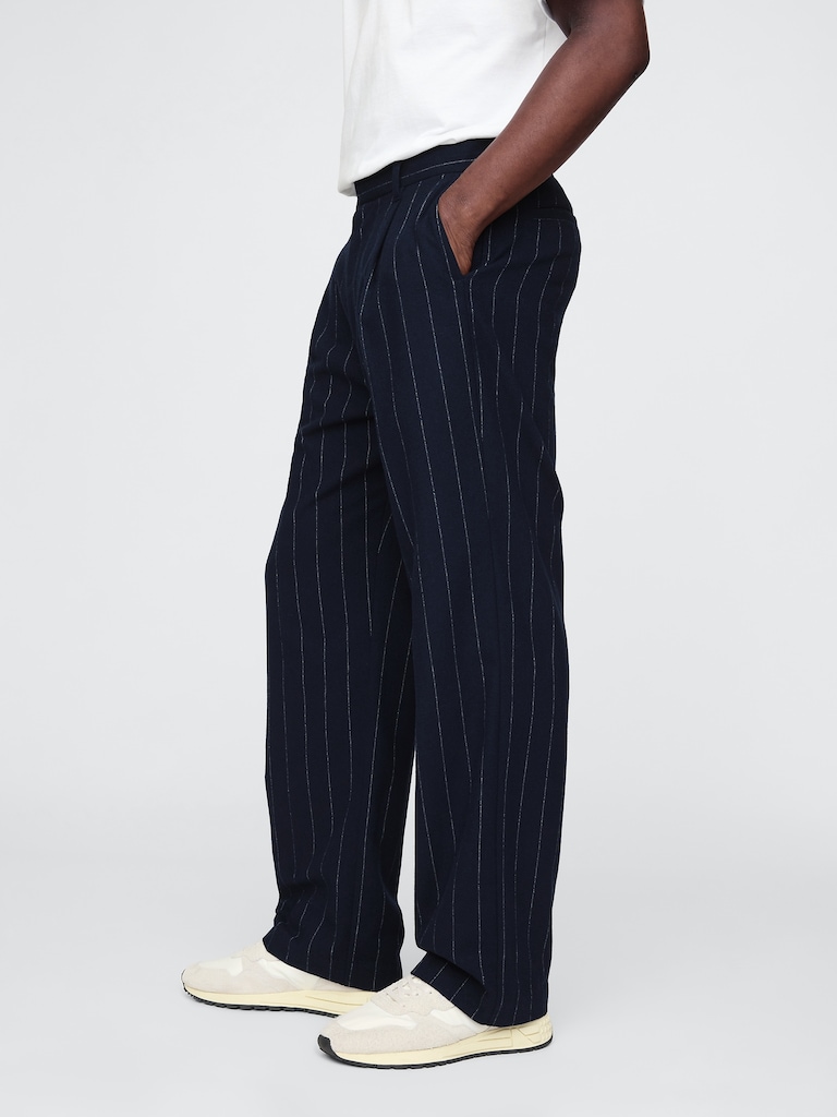 365 Wool-Blend Relaxed Trousers
