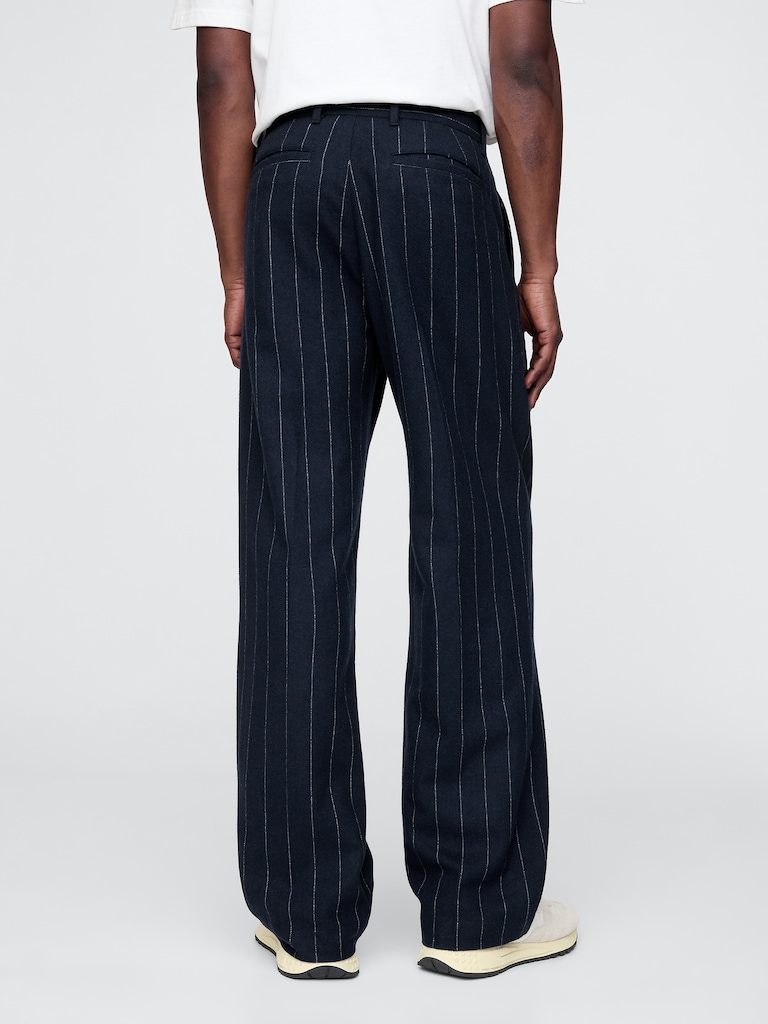 365 Wool-Blend Relaxed Trousers