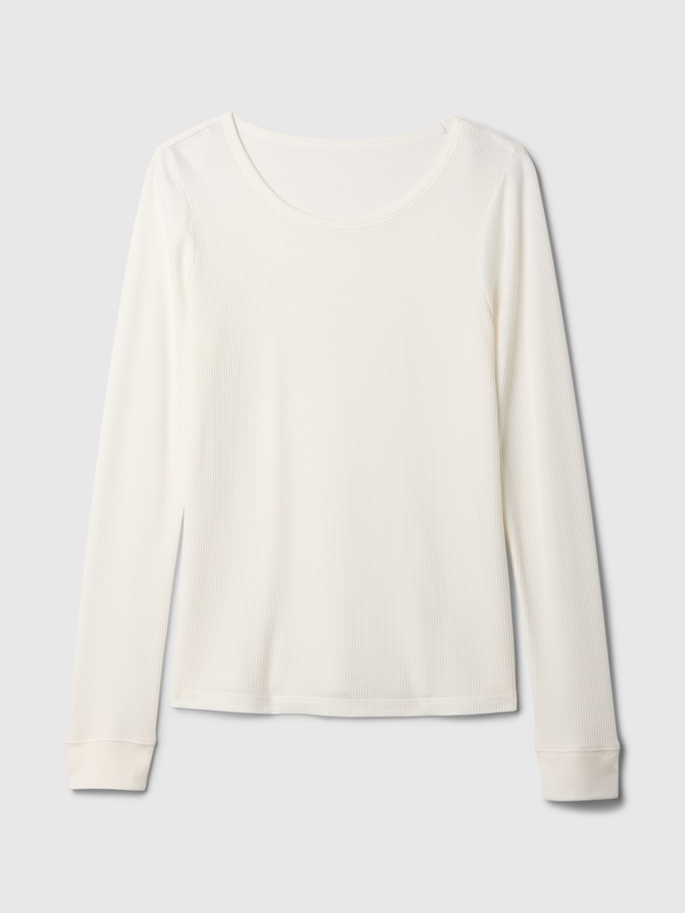 T-shirt de pyjama gaufré