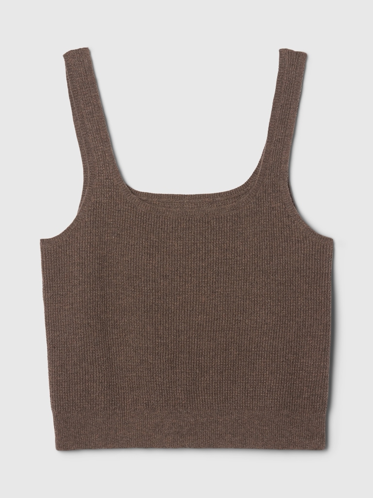 CashSoft Waffle Crop PJ Tank Top