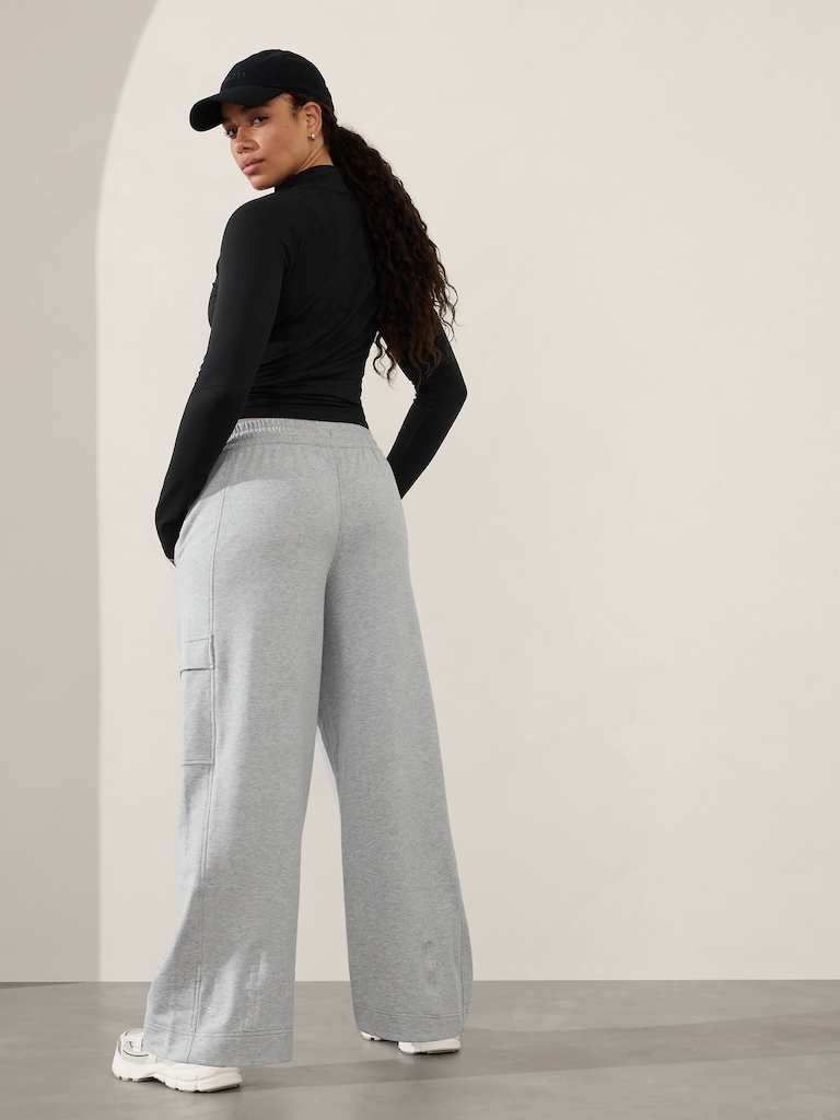 Retroterry High Rise Wide Leg Cargo Pant